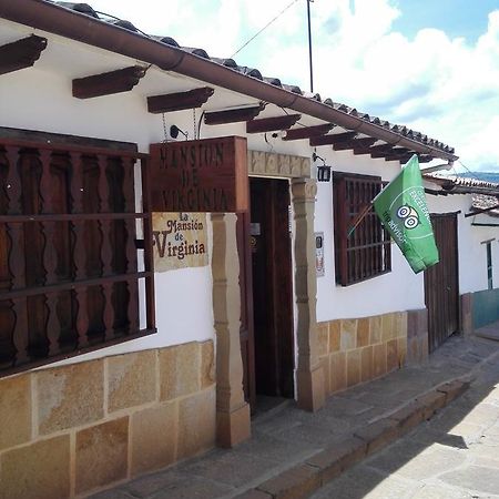 Hostal La Mansion De Virginia Barichara Bagian luar foto