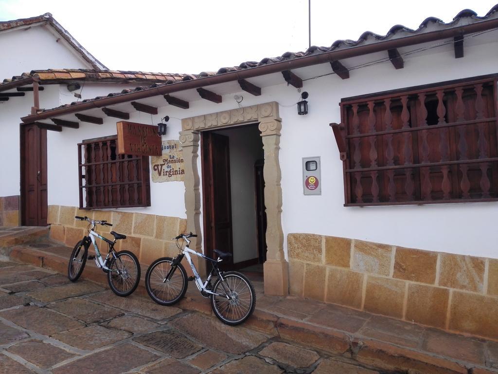 Hostal La Mansion De Virginia Barichara Bagian luar foto
