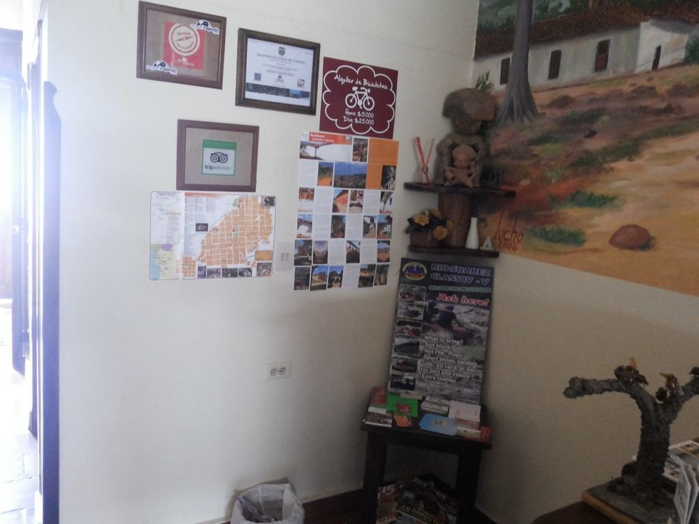 Hostal La Mansion De Virginia Barichara Bagian luar foto