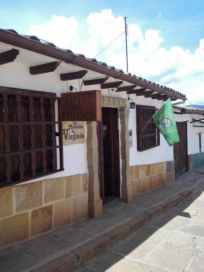 Hostal La Mansion De Virginia Barichara Bagian luar foto